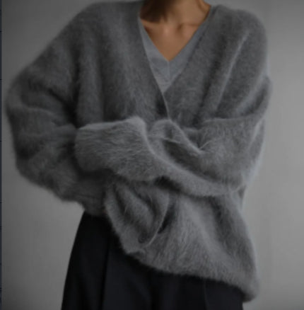 Daniella Cozy Knitted Button Cardigan