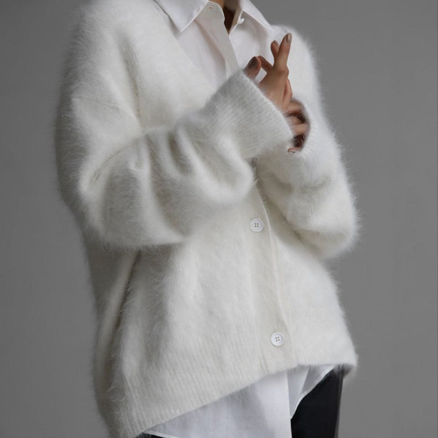 Daniella Cozy Knitted Button Cardigan