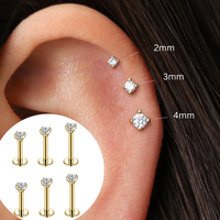 3 Pair Set - 6 Earrings