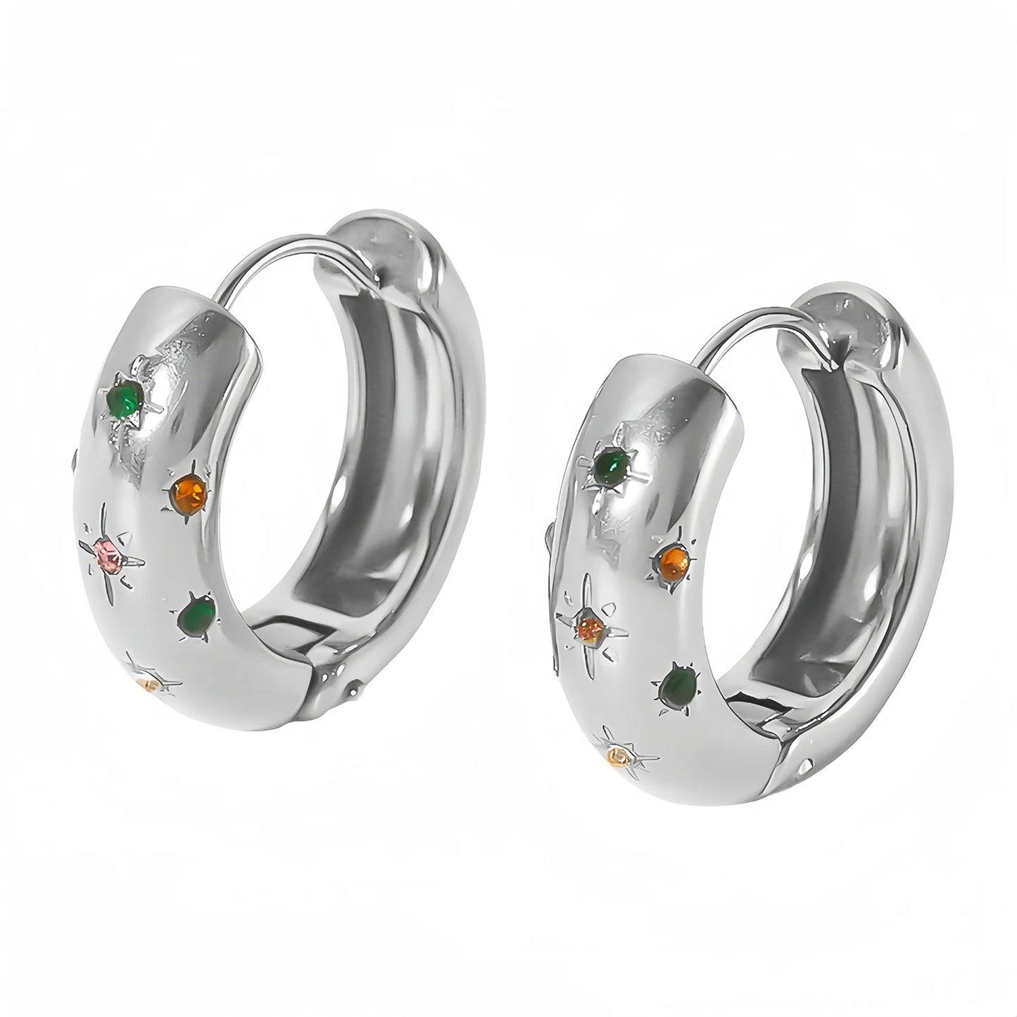 Selena Rainbow Hoops