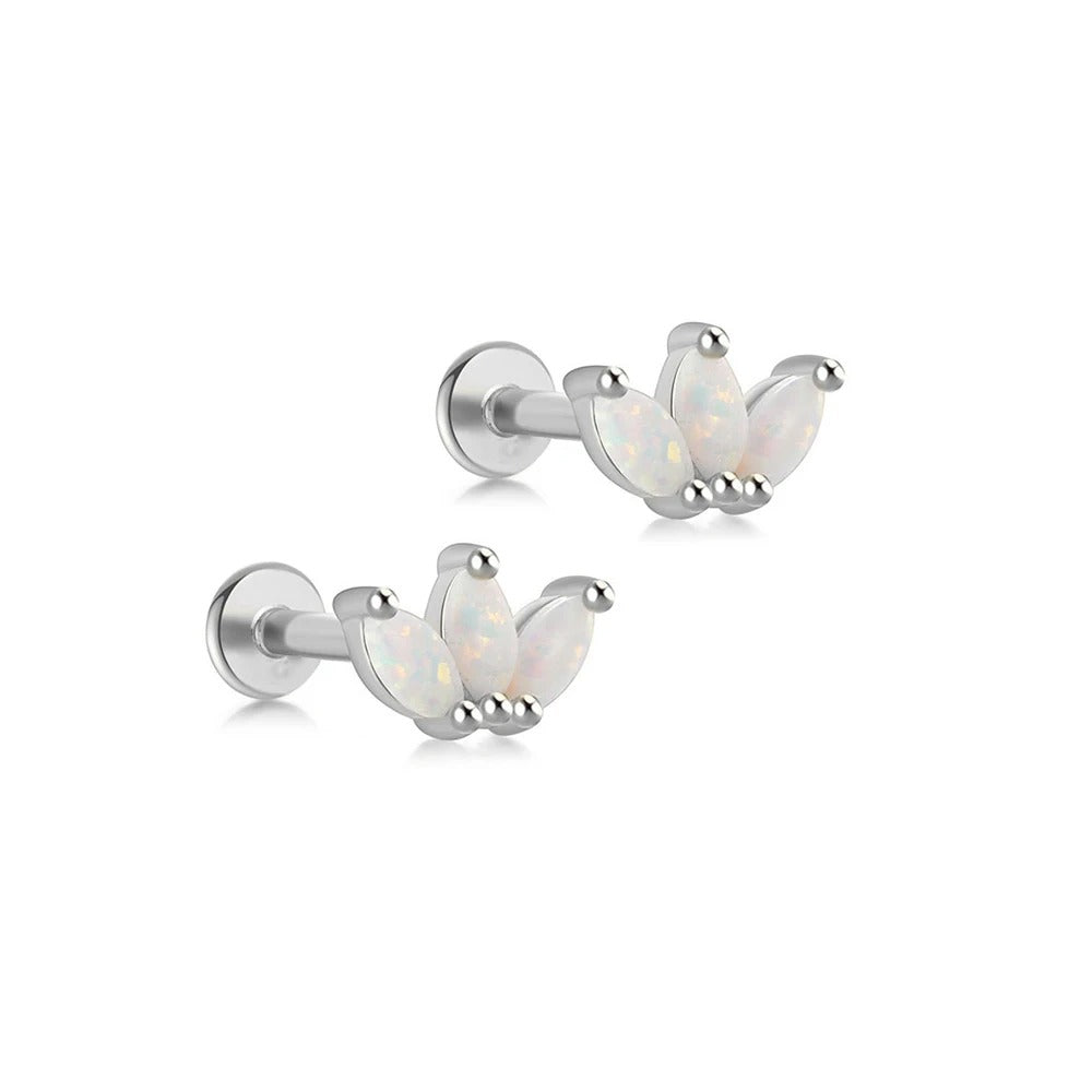 Opal Studs - 1 Pair