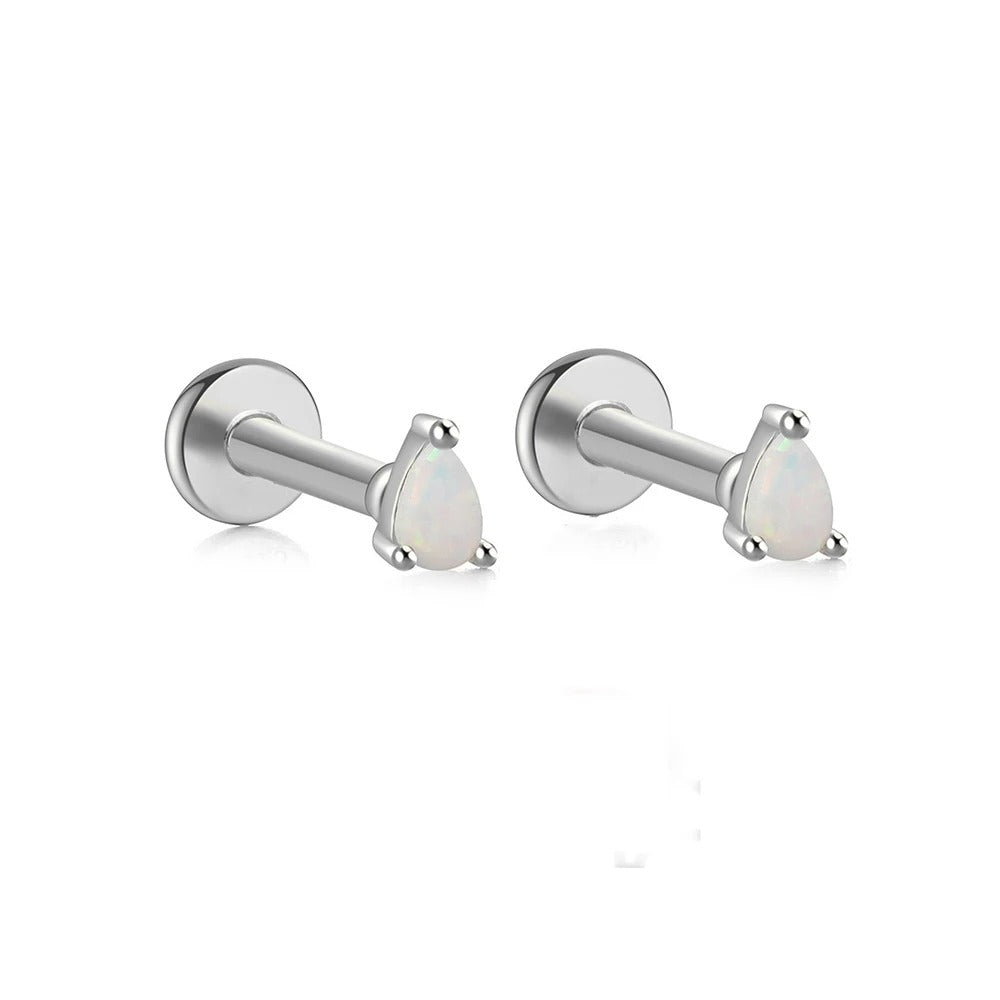 Opal Studs - 1 Pair