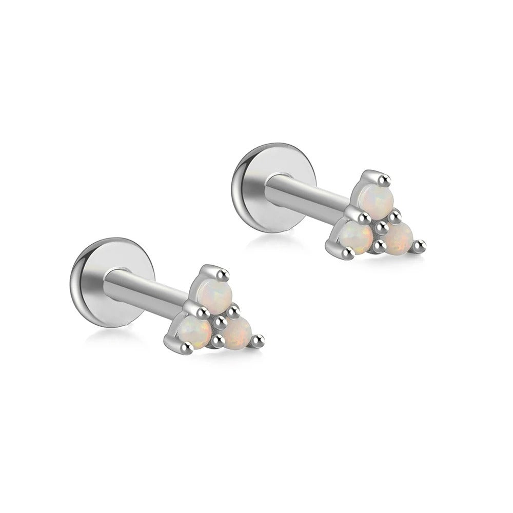 Opal Studs - 1 Pair