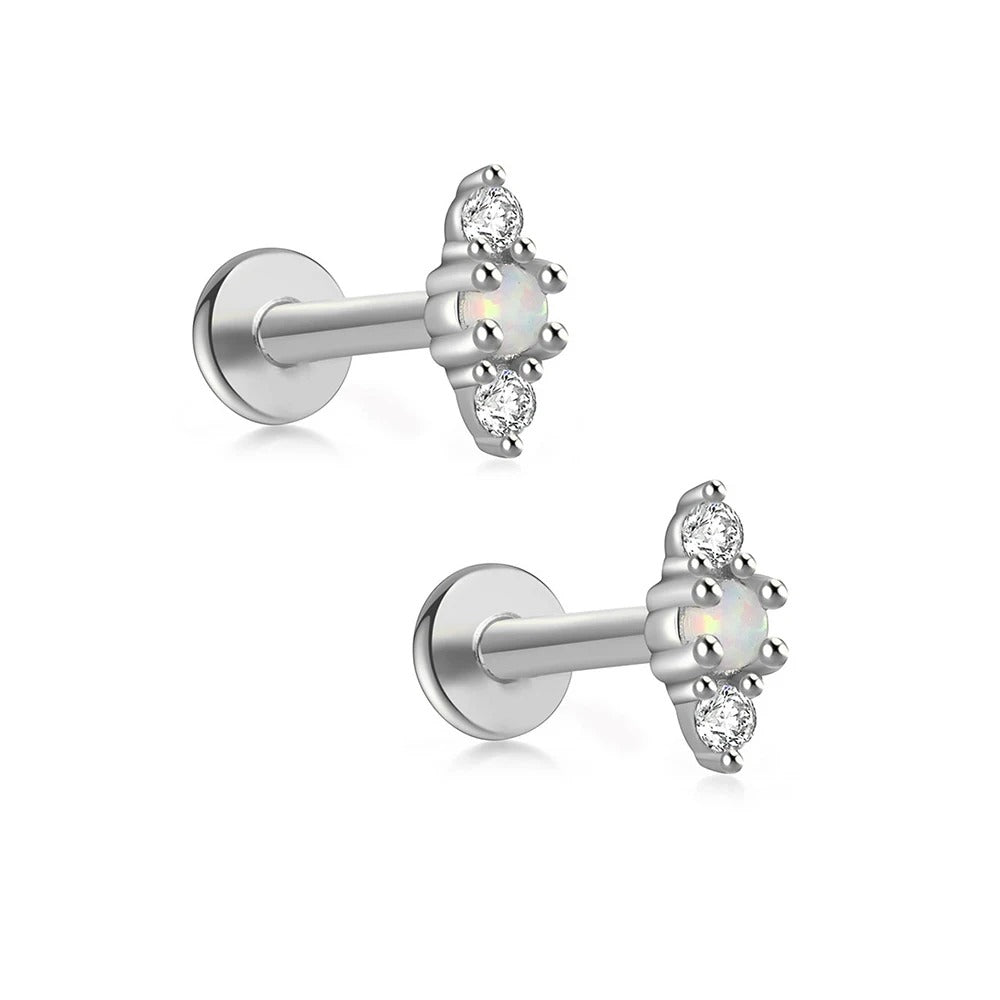 Opal Studs - 1 Pair