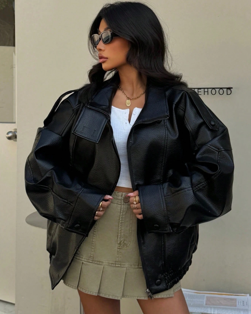 Knox Faux Leather Jacket