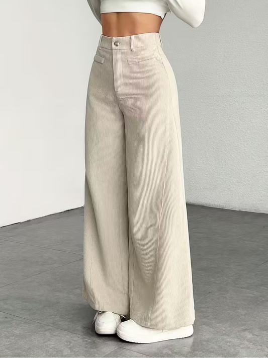Sienna Corduroy Wide-Leg Pants