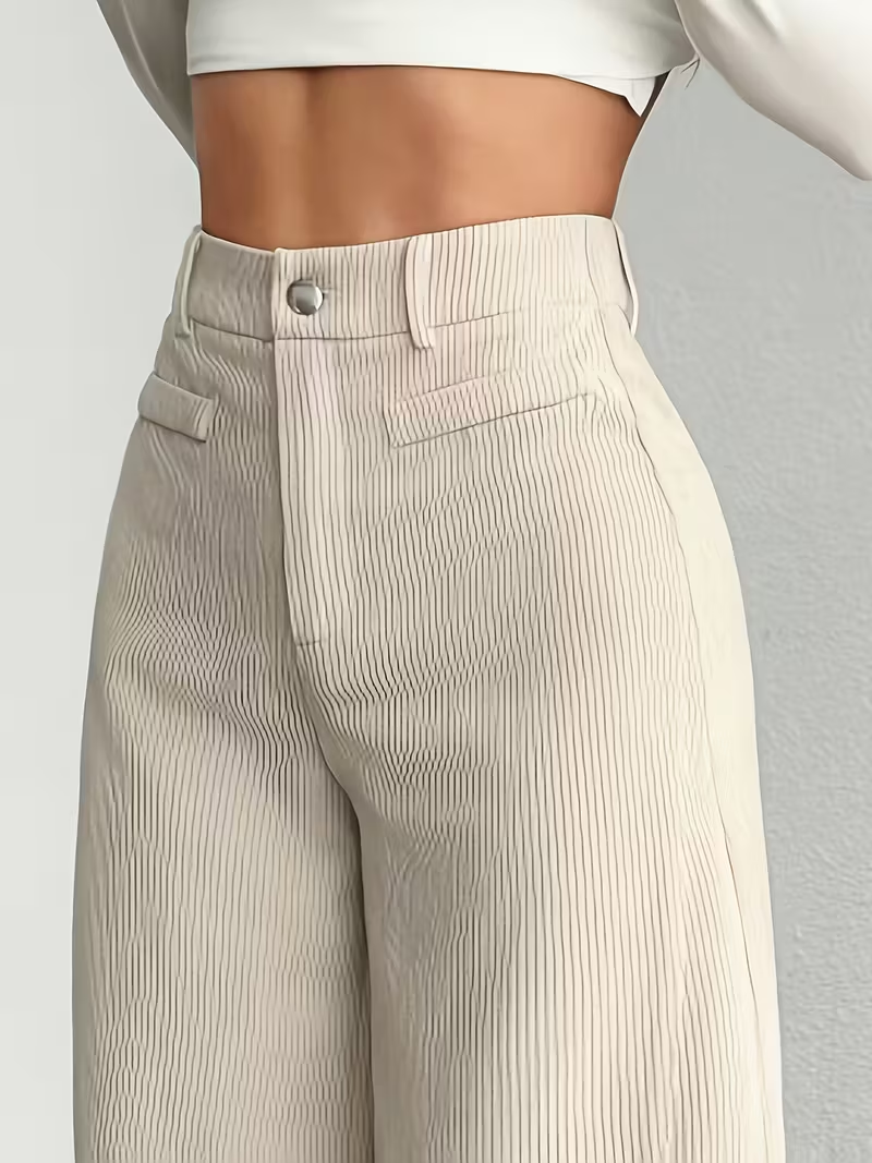 Sienna Corduroy Wide-Leg Pants