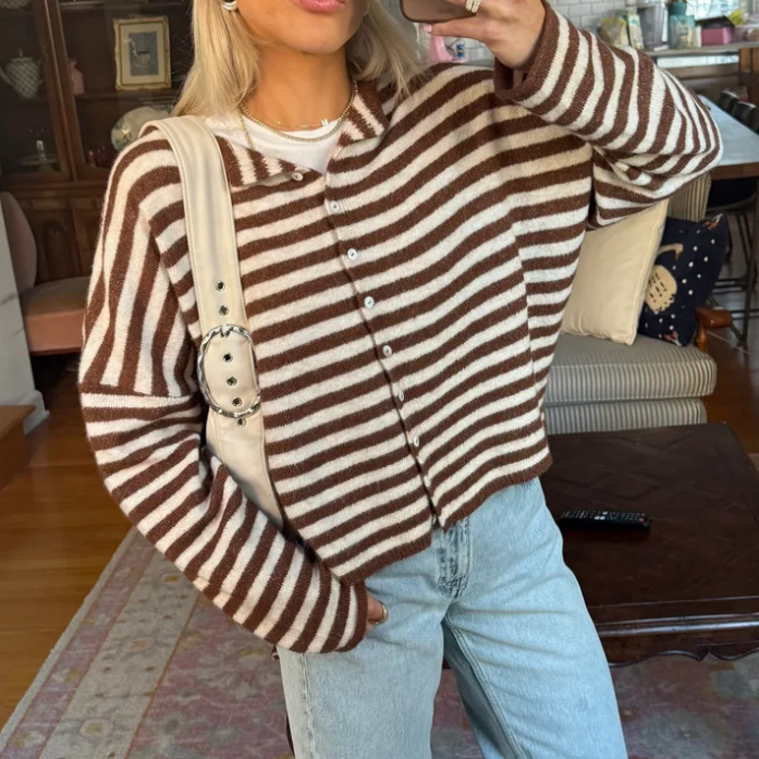 Sugar Stripe Cardi