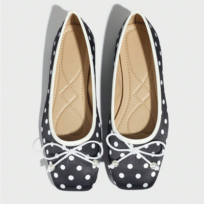 Elise Polka Dot Flats