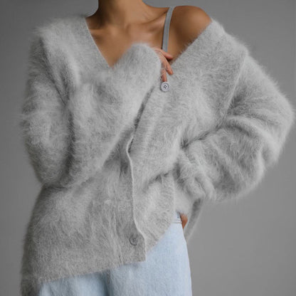 Daniella Cozy Knitted Button Cardigan