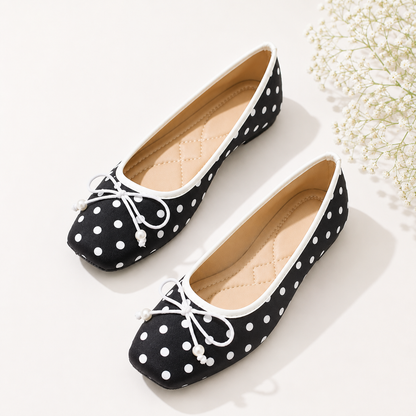 Elise Polka Dot Flats