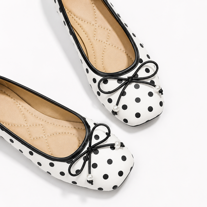 Elise Polka Dot Flats
