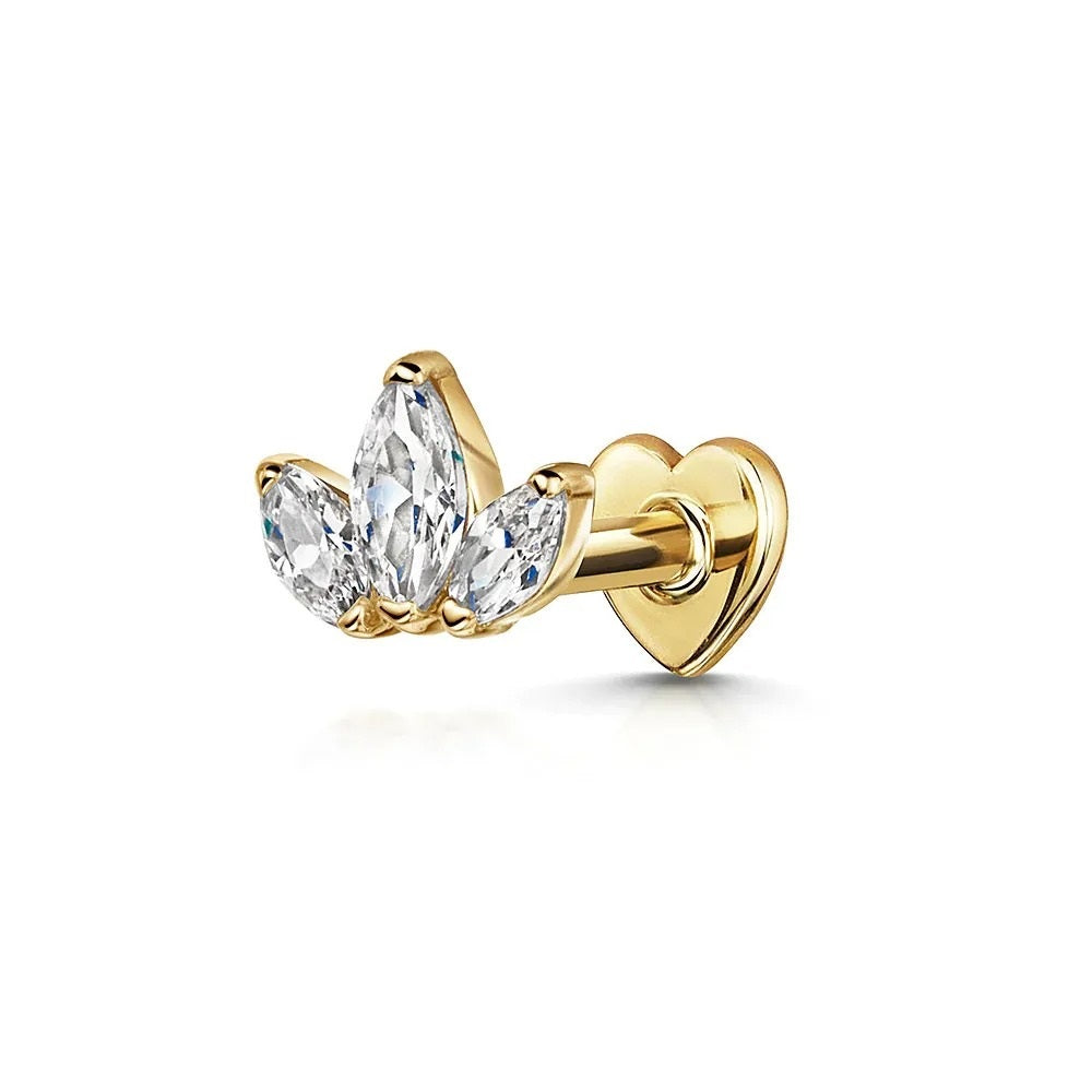 Moonlight Earring Studs