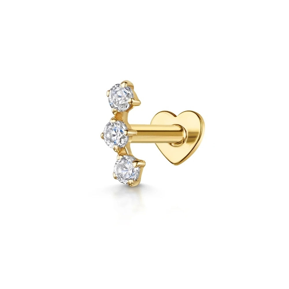 Moonlight Earring Studs
